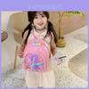 Mochila Adorável de Princesa de Desenho Animado Para Crianças com Material PU de Grande Capacidade
