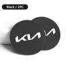BBEE3 2Pcs Suede Car Coaster Mat, Non Slip Water Cup Slot Pad for Kia Rio K2 K3 K4 K5 Kx3 Kx5 Cerato Soul Forte Sportage R Accessories
