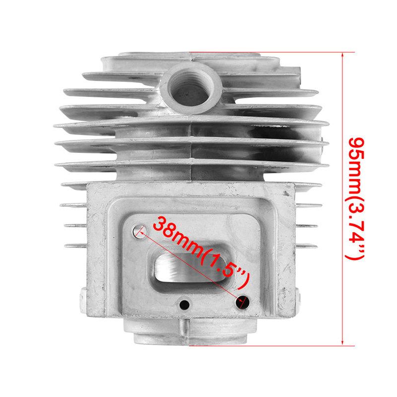 40MM Cylinder Piston Kit 43CC 52CC 1E44F-5 44F-5 44-5 BG520 CG520 CG430 1E40F-5 40-5 Garden Tools Rebuled Trimmer Parts
