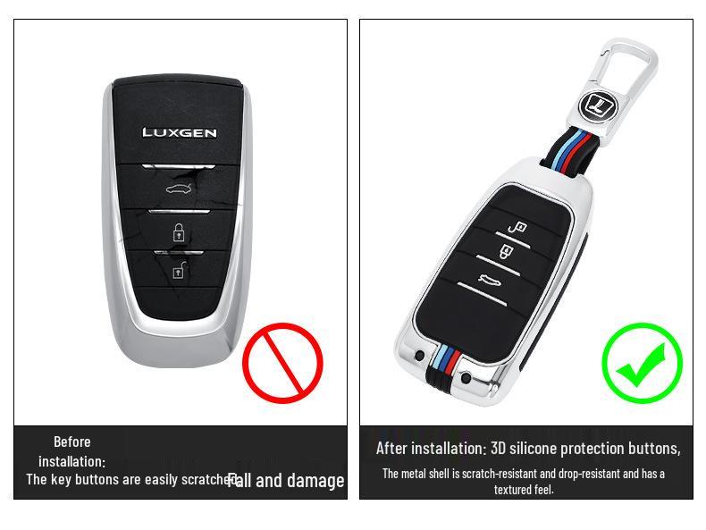 Luxgen U6 U7 Na5 U5 S5 MPV Key Case: Full Cover Remote Control Protector