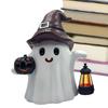 Outdoor Figurine Lights Ghost Statue With Lantern Waterproof Ghost Pumpkin Cute Decoration Lanterns Sculpture For Birthday House
