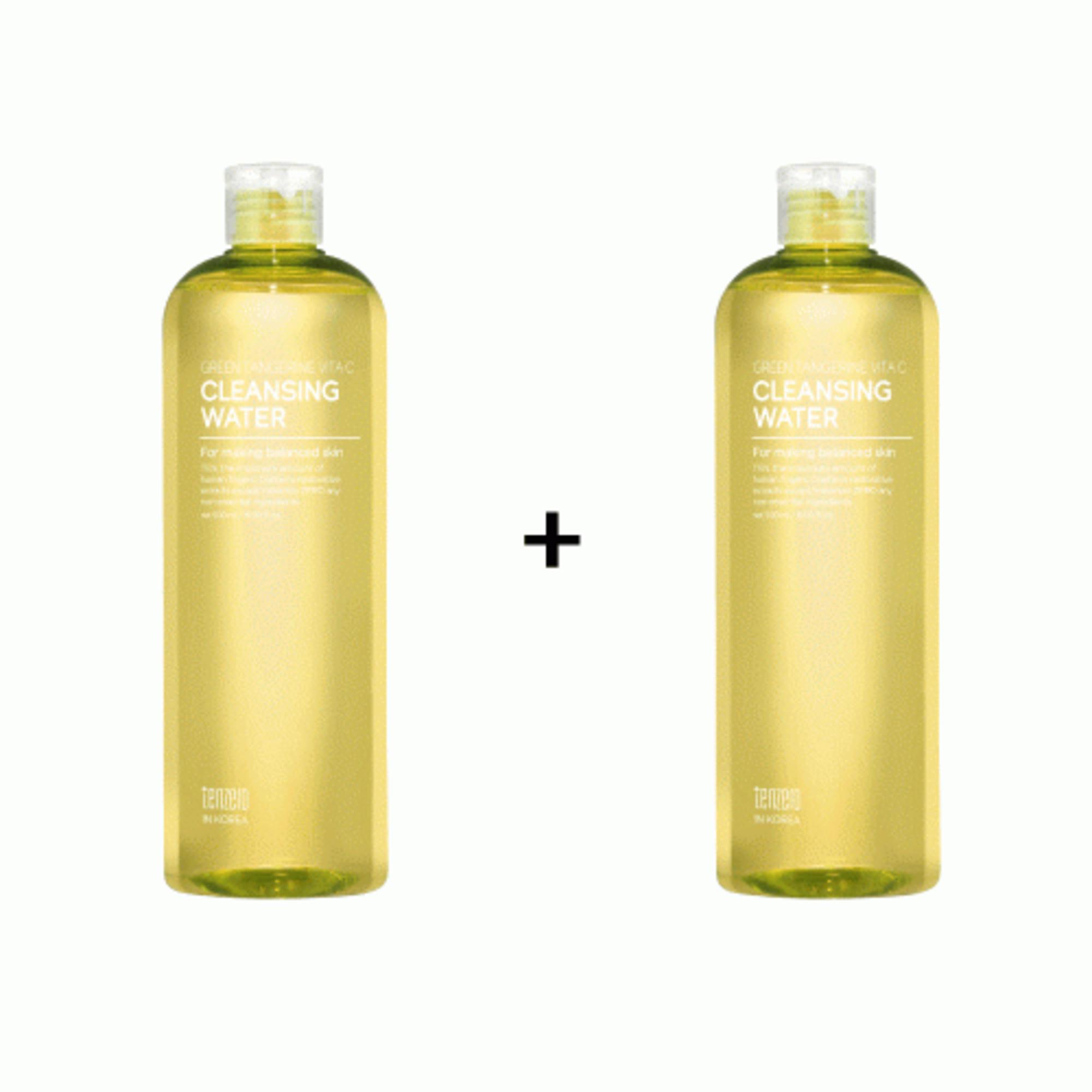 TENZERO Green Tangerine Vita C Cleansing Water Brightening Duo 500ml