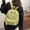 Schoolbag1011 Mori ins wind velvet backpack small fresh girl versatile small bag simple shopping mini backpack