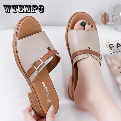 Summer Sandals Slippers Women Korean Version Word Drag Thick All-match Casual Slippers Women Wear Slippers Women