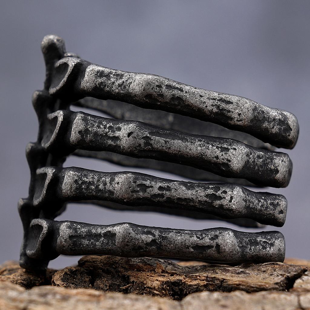 Vintage Open Bone Ring Unique Fashion Jewelry