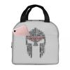 Spartan Race Helmet Insulated Lunch Bag for Women Office Cooler Thermal Food Box Tote Portable Lunch Boxes Container