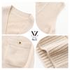 Women's 100% Cashmere V-Neck Knit Vest