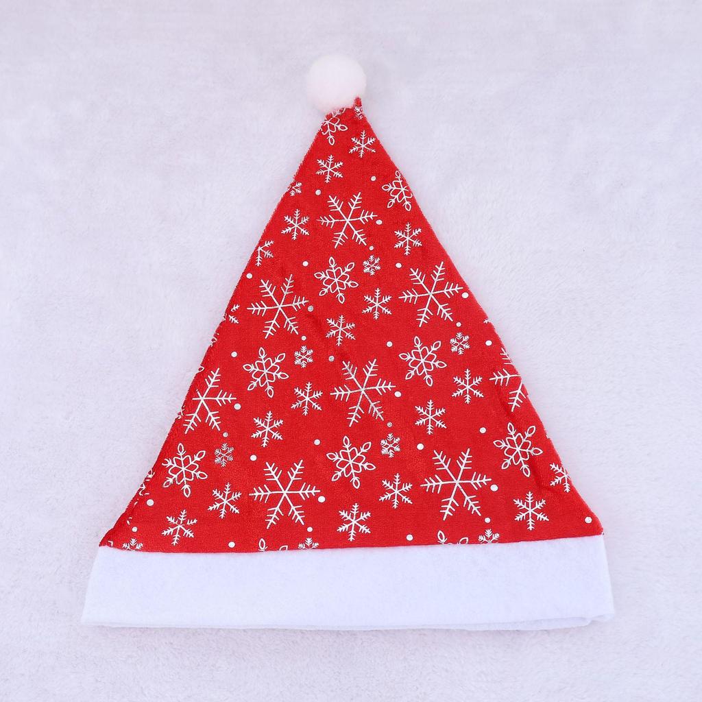 LED Light Plush Christmas Hat for Adults & Children - Festive Party Dress-Up Decoration