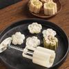 1 Set DIY Mooncake Mold Plastic Hand Press Pastry Mold Hand Press Mung Bean Cake Model Pastry Embossing Make Kitchen Baking Tool