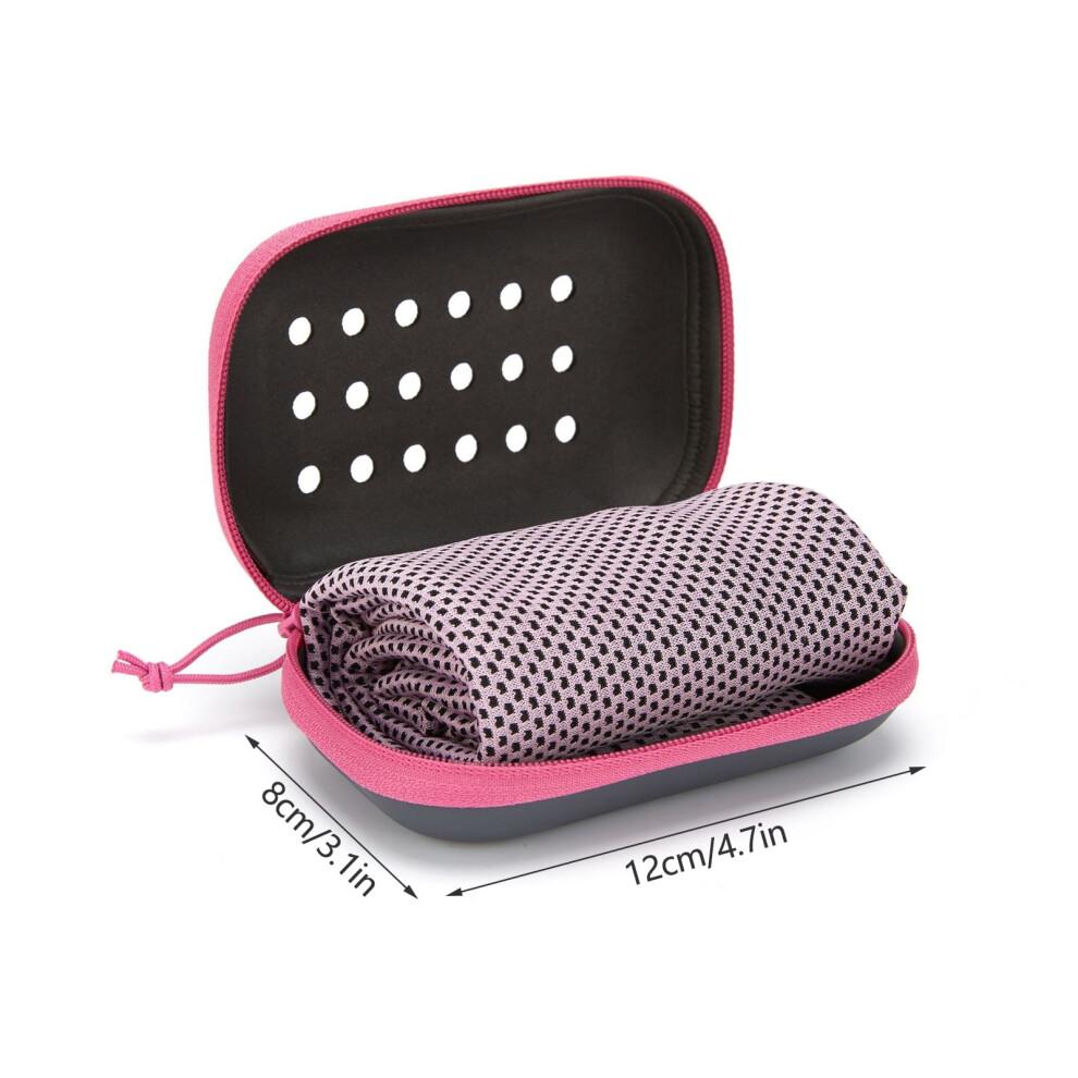 YIEMEEN Cooling Sports Towel 90x30cm with EVA Storage Box