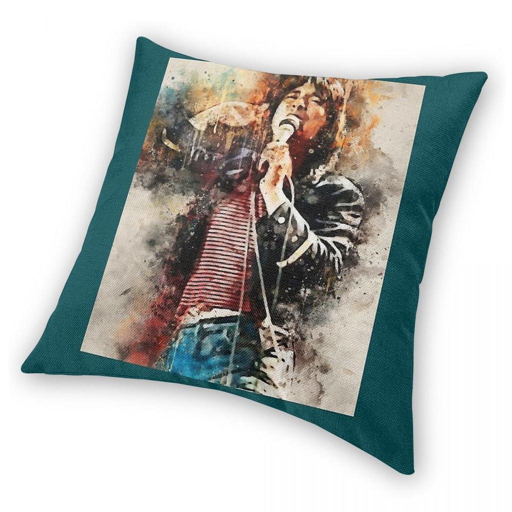 Steve Perry Pillowcase Polyester Linen Velvet Printed Zip Decor Throw Pillow Case Room Cushion Cover