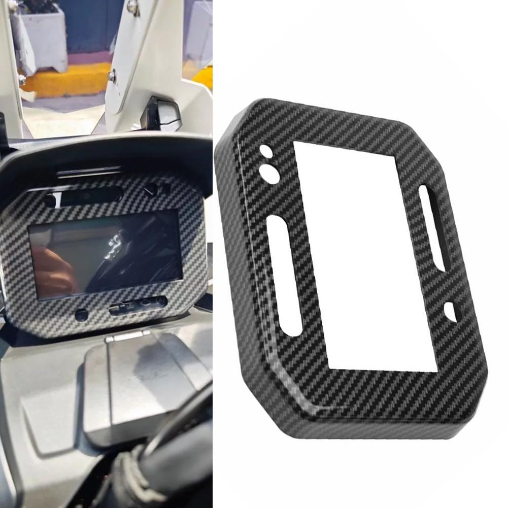 ABS Meter Cover Carbon Black Meter Cover Instrument Protection Carbon Fiber Black Fit For Honda ADV160 High-Strength Material