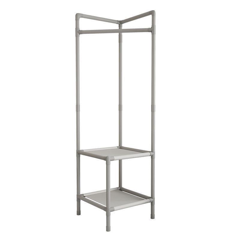 Multifunctional Corner Storage Rack for Clothes and Shoes – Detachable, Wall-Mounted Shelf for Bedroom