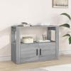 819458 vidaXL Buffet Sonoma Grey 80x30x60 Cm Engineered Wood