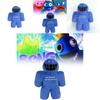 Roblox Rainbow Friends Plush Toy Blue Big Mouth Character Soft Stuffed Doll For Kids