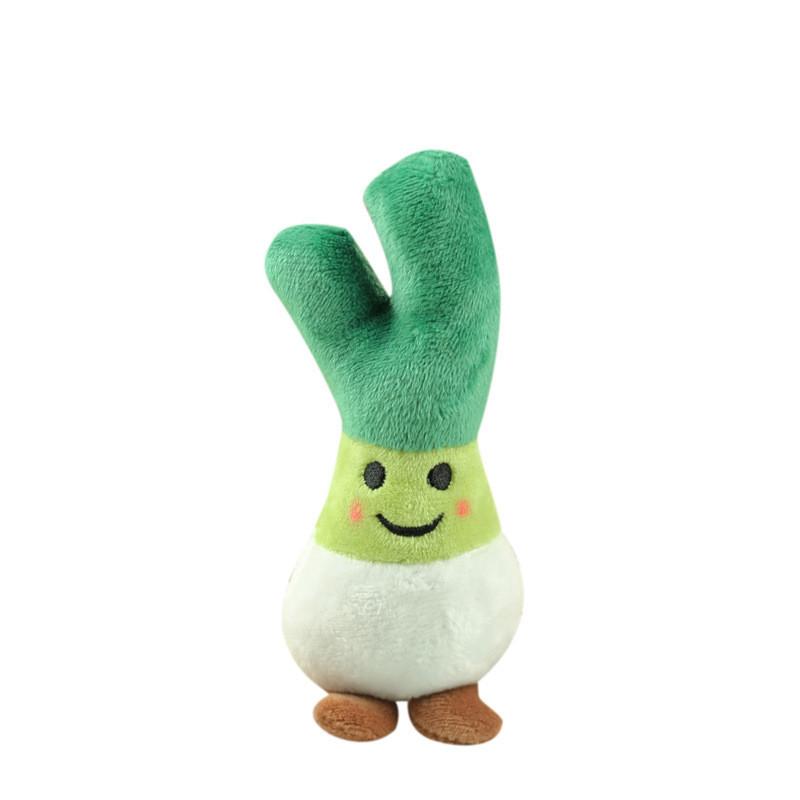 Adorable Vegetable And Fruit Plush Toys Broccoli Cabbage Corn Green Onion Realistic Stuffed Dolls