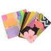 Business Notebook Planner Adhesive Note Set Colorful Adhesive Note Dotted Lined & Blank Pages for Office School Travel