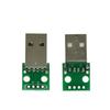 10Pcs/Lot MICRO MINI5P Type-c USB USB2.0 To Dip Female B-type Square Interface Printer Mike PCB Converter Adapter Breakout Board
