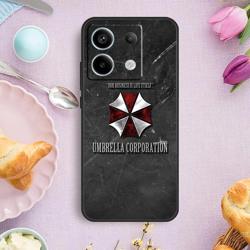 Umbrella Corporation Case For Xiaomi Redmi Note 14 9 10 11 12 13 Pro 12S Cover For Redmi 15 15C 13C 12C 10C 14C
