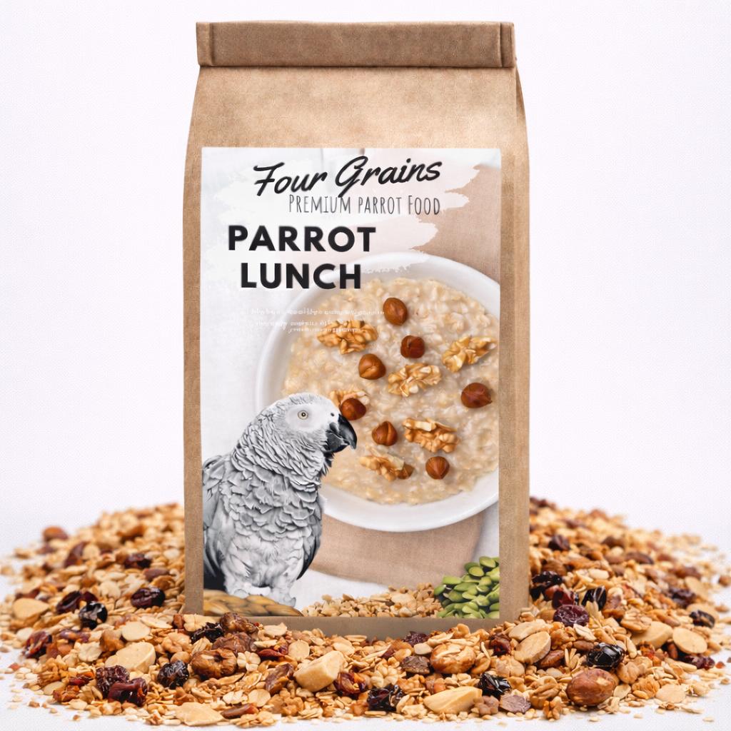 Four Grains Parrot Breakfast | Parrot Breakfast or Dinner Dish | Parrot Food Hot or Cold 100G