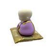 Bon Festival Lantern, Obon Lantern, Obon, First Bon Festival, Unglazed Ceramic, Gratitude, Monk, Purple, Ryukodo, Compact, Mini, Cute, 2023, Jinya