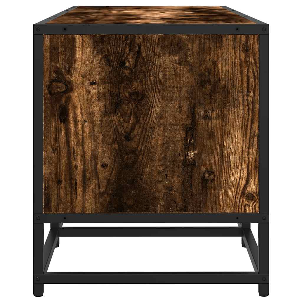 TV Cabinet Smoked Oak 240x35x41 cm Particleboard