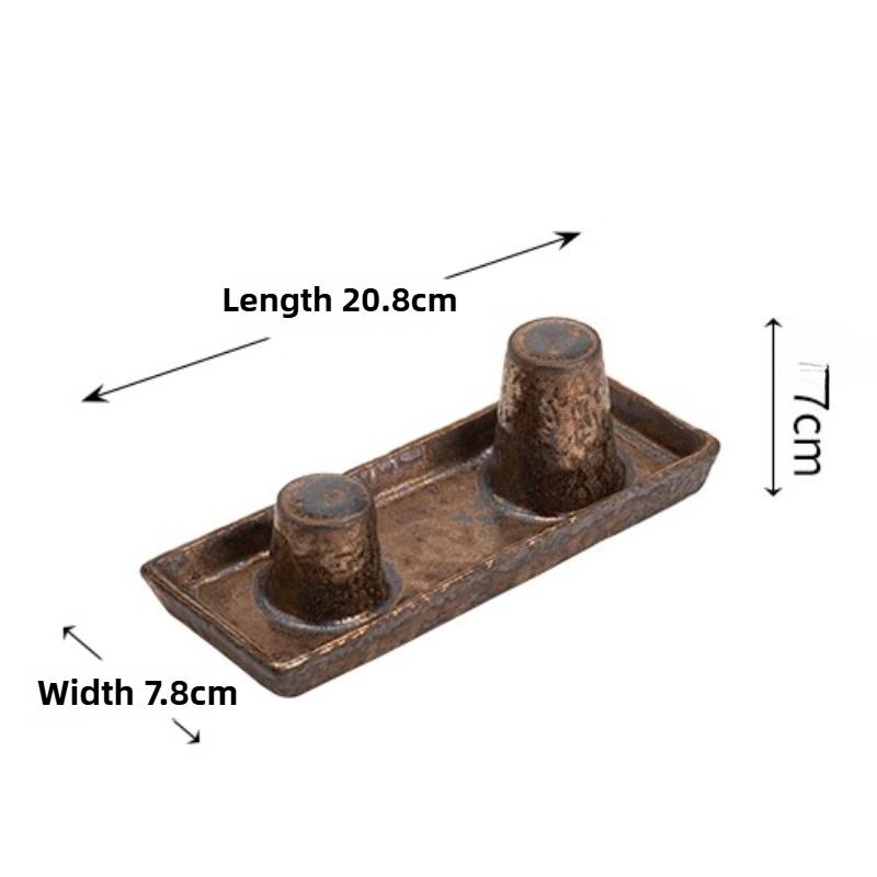 Coarse Pottery Drying Pot Rack, Cover Holder, Retro Purple Sand Teapot, Pot Bearing, Kung Fu Tea Set Accessories, Household