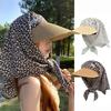 Lerra Floral Sunscreen Scarf with Straw Hat