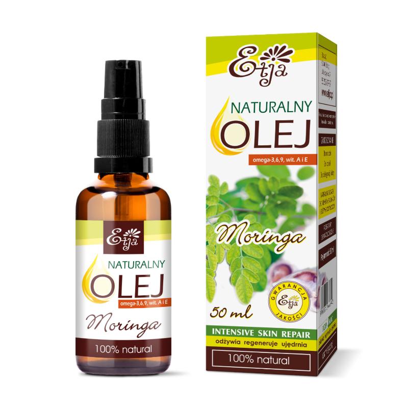 Etja Premium Moringa Oil, Cold-Pressed 50ml – 100% Natural Essence for Nourishing Skin & Hair