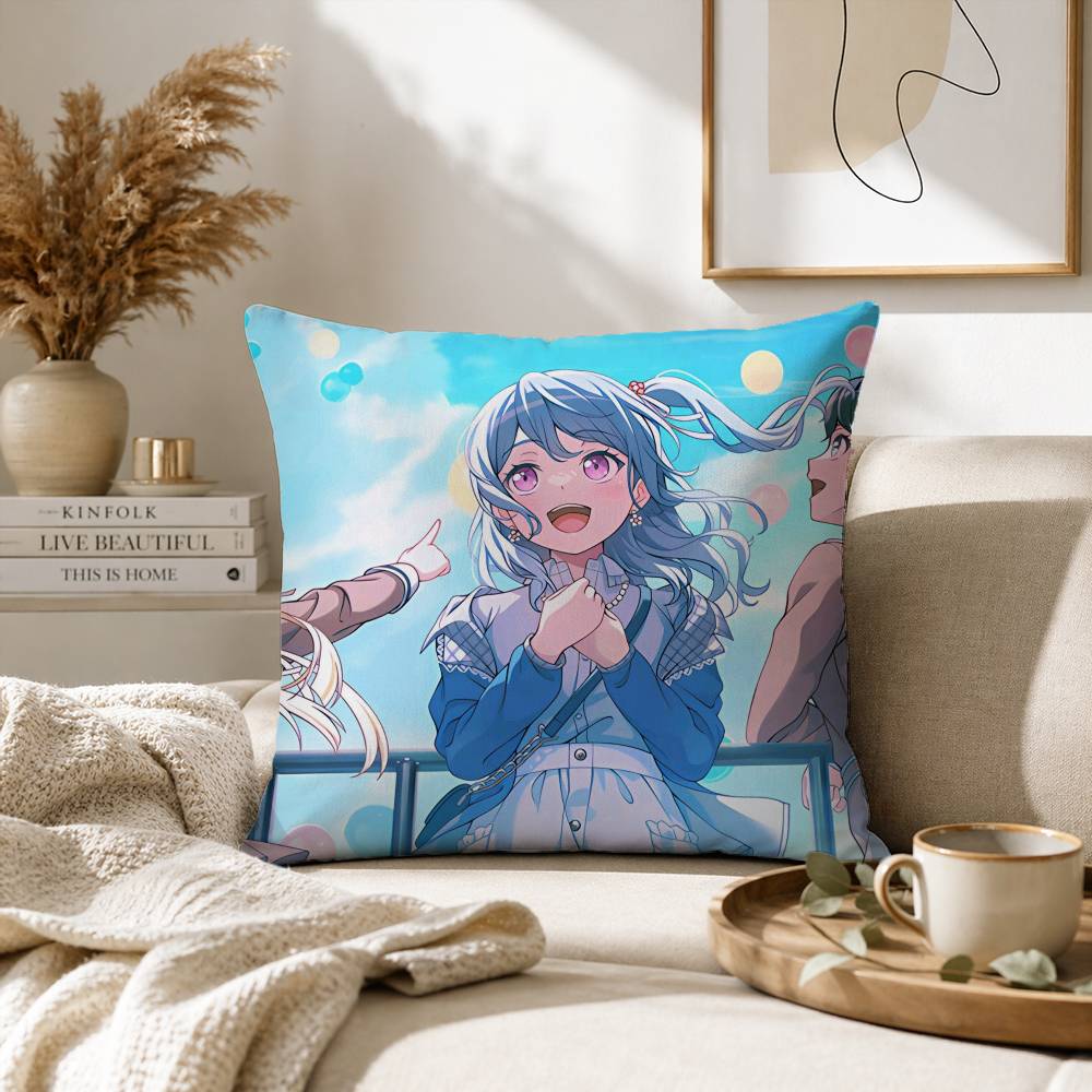 BanG Dream A-Ave Mujica Pillow Case for Sofa Living Room Home office Decor Protective Cover