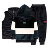 Autumn Winter Boys Tracksuit Toddler Clothes Velvet Jacket Zipper Hoodie Pant Children Kids