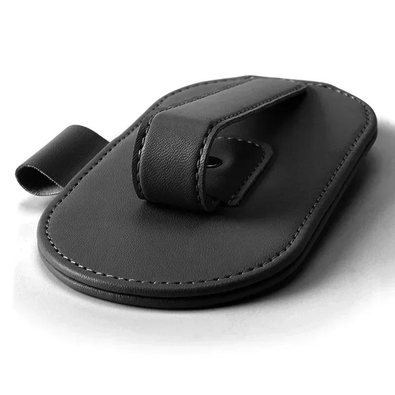 Car Multifunction Sunglasses Clip Card Ticket Holder Stand Eyeglasses For Toyota Chr Corolla Yaris Rav4 E150 E120 Land Cruiser