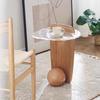 Wooden Coffee Tables Creative Corner Modern Side Table Beside Minimalist Tea Tables Living Room Bedroom Storage Furnitures