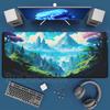 Gaming Mouse Pad Landscape Mountain Sunset Cartoon Rubber HD Printing Scenery Mousepad XXL Keyboard Overlock Xmm Desk Mat