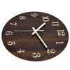 Wood Retro Wall Clock Quartz Movement Rustic Wall Clock Decorative Wood Wall Clock  Living Room