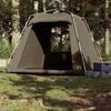VidaXL 4-Person Fishing Tent Olive Green Quick Release, Camping Tent, Garden Tent, Outdoor Shelter, Shelter of 4005329