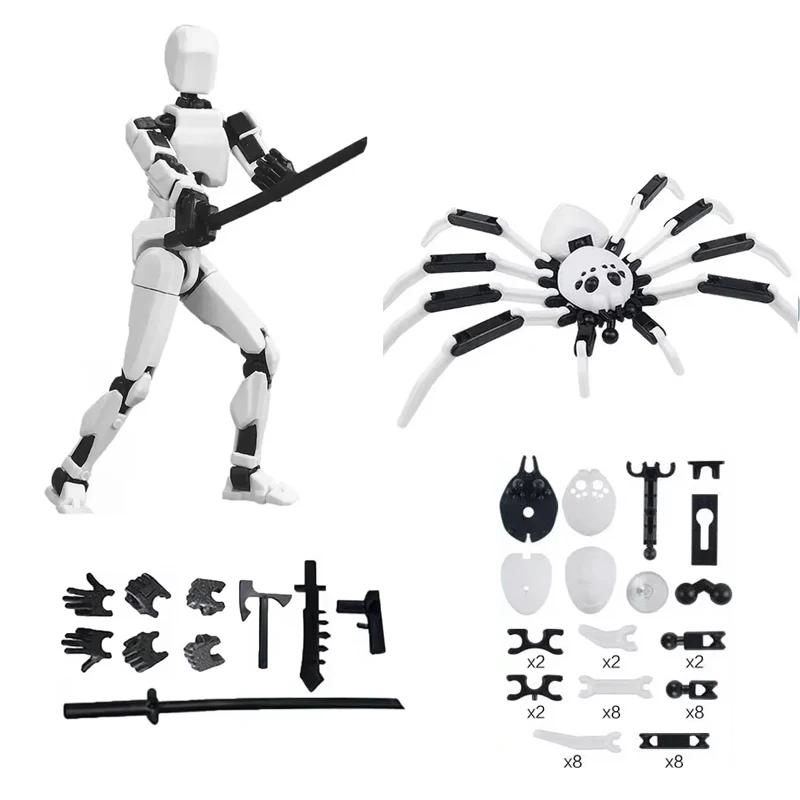 Mehrgelenkiger beweglicher Roboter 3D-gedrucktes Schaufenfiguren-Spielzeug 13 Actionfigur Vollkörper bewegliche Roboter-Spielzeuge Geschenke für Kinder