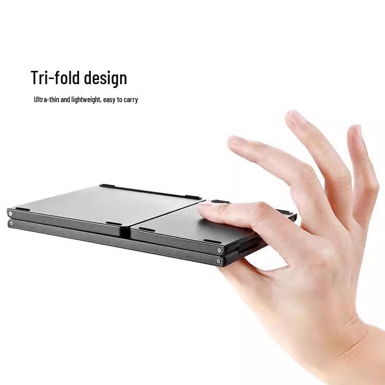 Portable Foldable Bluetooth Keyboard & Mouse Combo with Touchpad for Mobile Devices