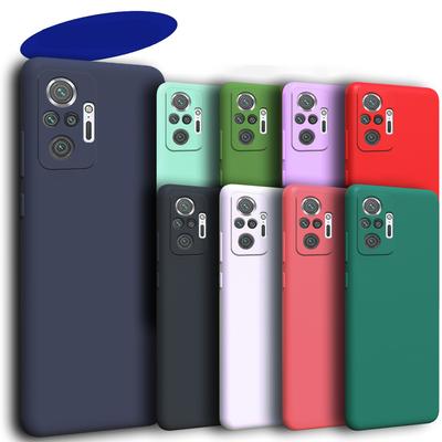Flüssige Silikonhülle für XiaoMi Mi 8 9 SE Lite 10 10T 11 11i 11T RedMi Note 10 10s 11 11s 9 9s 9A 9AT 9C NFC POCO X3 8 8T Globale Version 5G Abdeckung