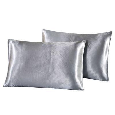 1Pc Emulation Silk Pillowcase Pillow Cover Silky Satin Hair Beauty Pillowcase Comfortable Pillow Case Home Decor Pillow Covers
