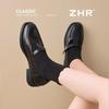 ZHR Women's Mary Jane Chunky Heel Loafers JF176