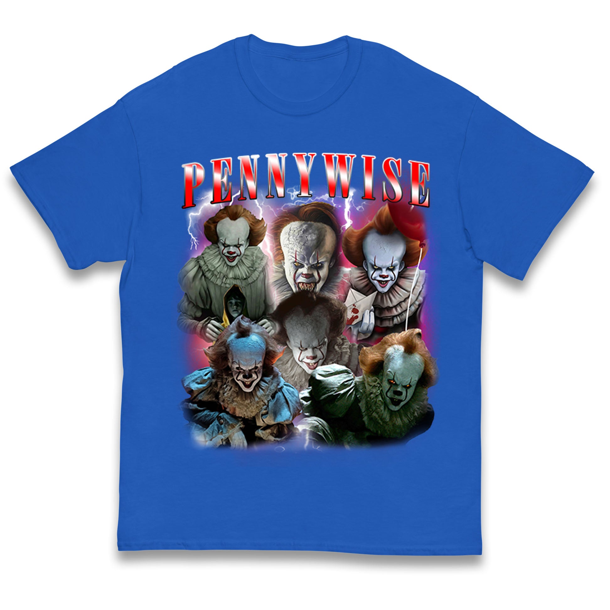 The Clown Pennywise Scary Halloween Bootleg Kids T Shirt 100