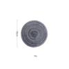 1Pc Round Ramie Insulation Pad Solid Placemats Linen Non Slip Table Mats Kitchen Accessories Pad Coaster HMKH YSXX