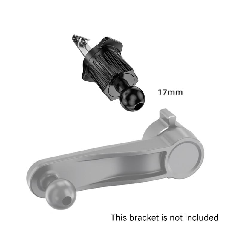 Rotatable Car Vent Clip 17mm Universal Base Suitable for Phone Holders and Wireless Chargers Not Drop Feature Quick Setups