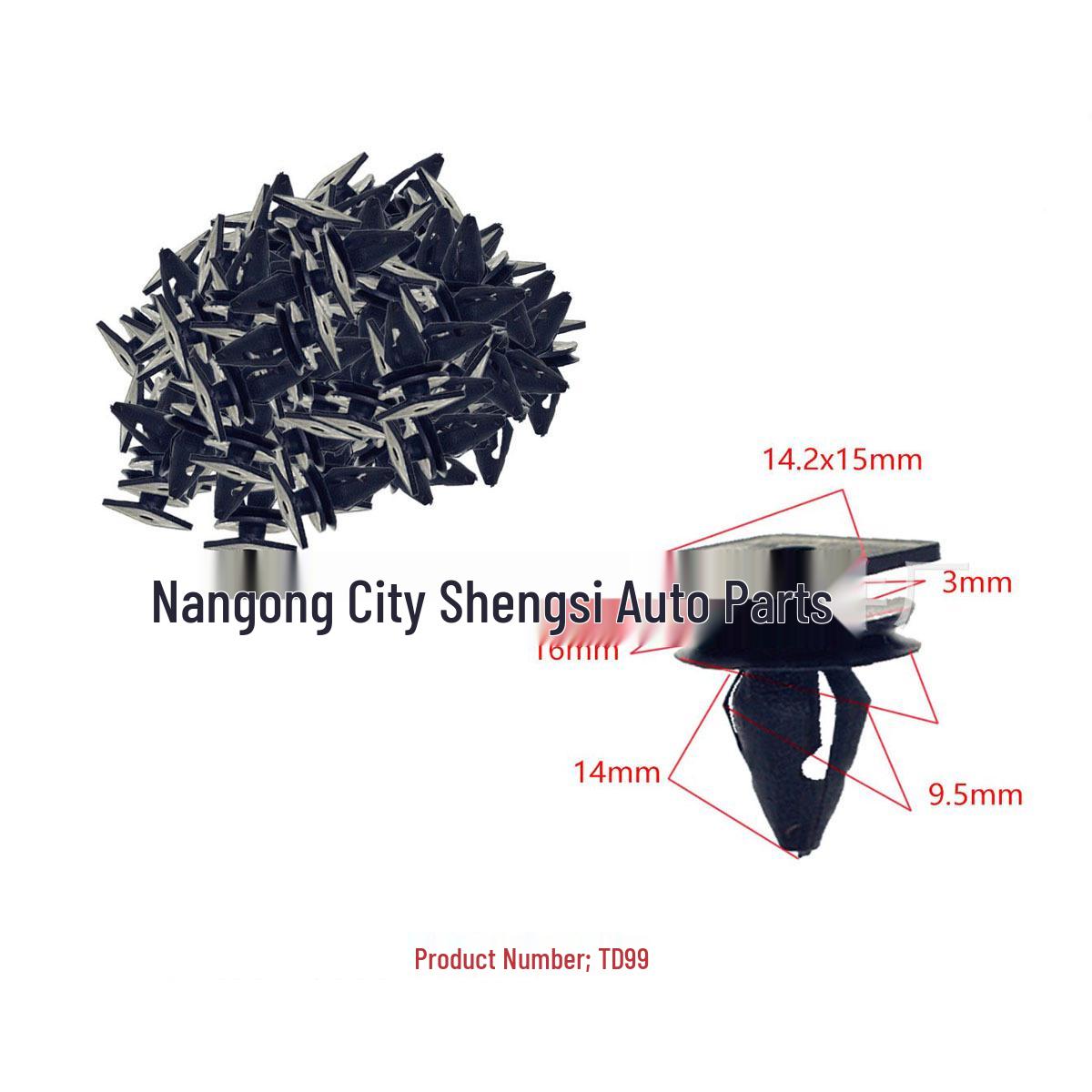 

Mercedes-Benz Door Panel Trim Installation Nylon Clips. 10000 pieces