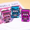 Mini Fruit Slot Machine Keychain: Fun Mixed Bag Pendant for All
