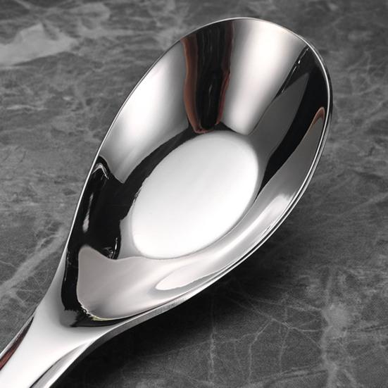 316 Stainless Steel Soup Spoon Cake Dessert Spoon with Long Handle Dishwasher Safe Kids Kitchen Tableware