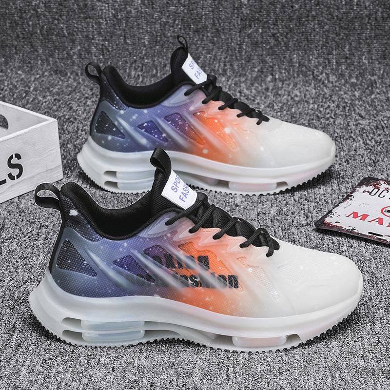 

мода Мужская повседневная обувь Спортивные кроссовки Прочная подошва Новые модные кроссовки Мужские кроссовки Сетчатые дышащие туфли Zapatillas 39