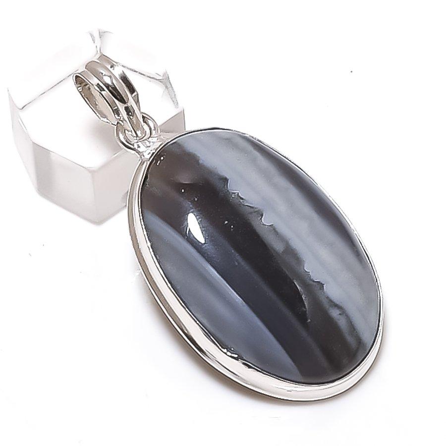 

Natural Owhyee Opal Gemstone 925 Sterling Silver Jewelry Pendant 2.09 G0A64