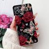 Clear Cover For Realme 8i Case RMX3151 Luxury Butterfly Love Flowers Cool Painted Phone Case For Realme Narzo 50 RMX3286 Cover
